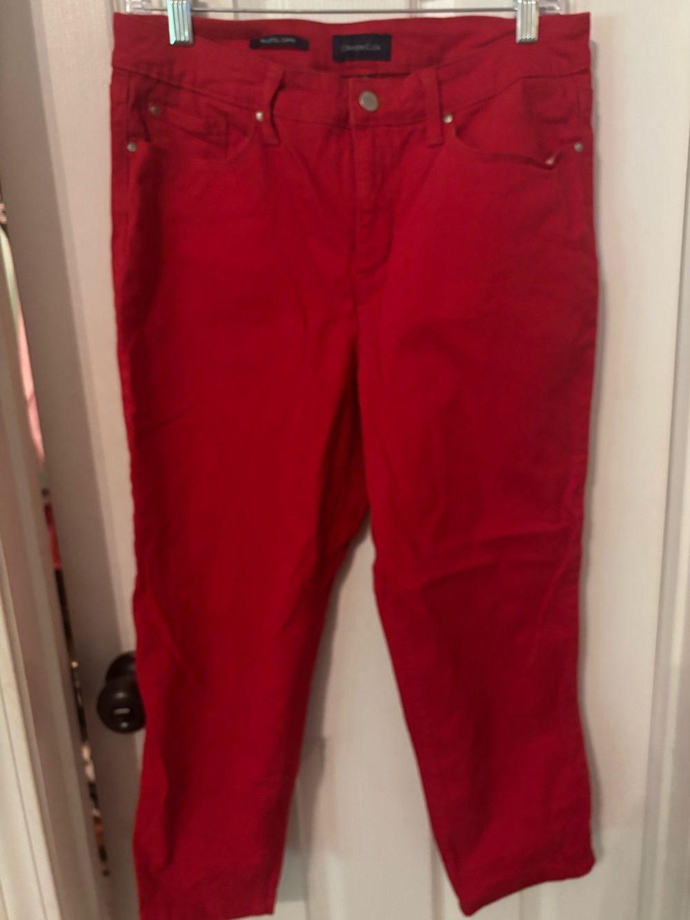 Charter Club Scarlet Red Cropped Jeans